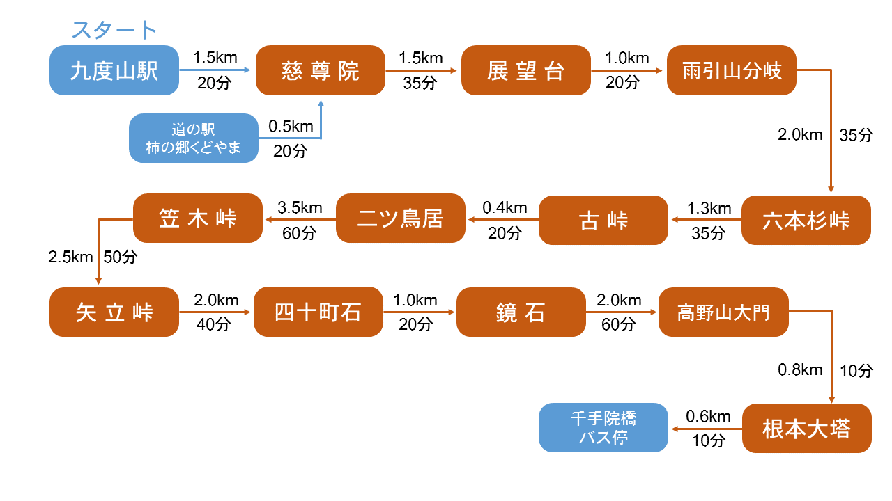 歩行時間・歩行距離の詳細