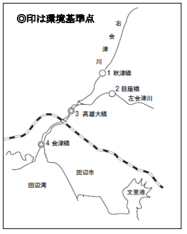 左会津川地図
