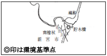 市田川地図