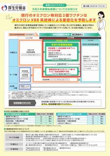 令和5年度新型コロナワクチン接種についてお知らせ