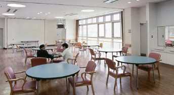 病棟内ホール（食堂）の写真