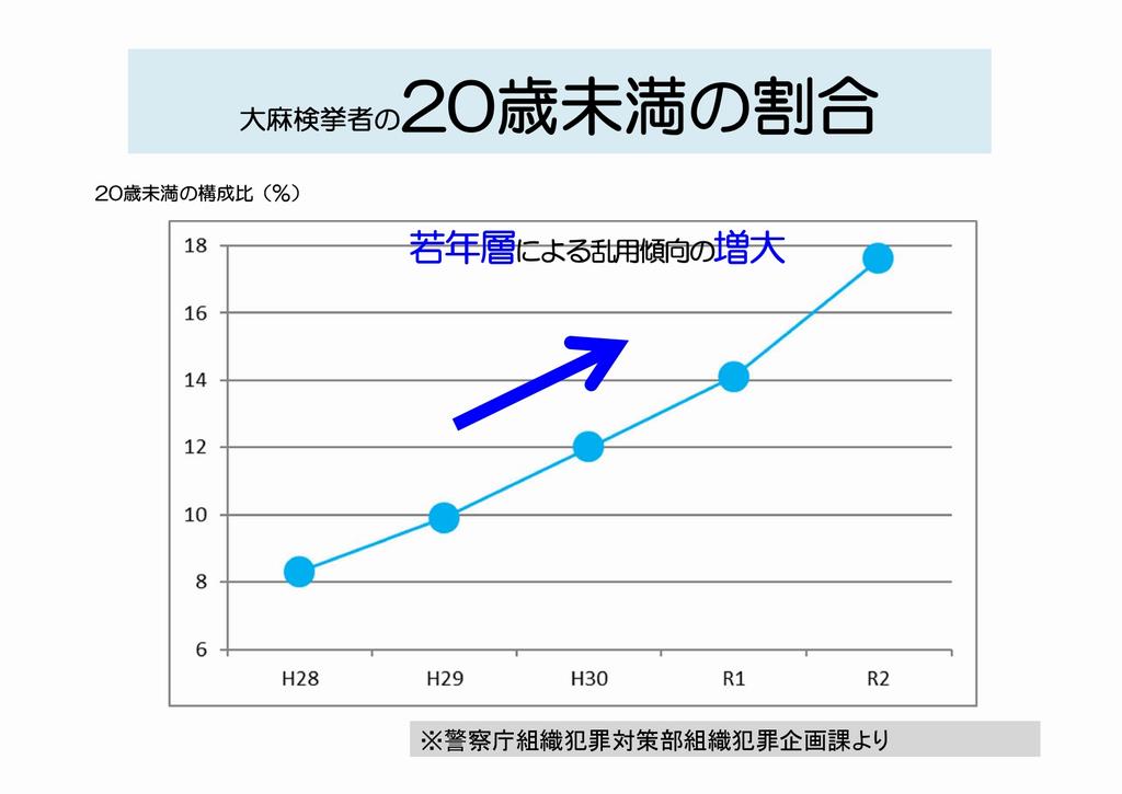 青少年の割合