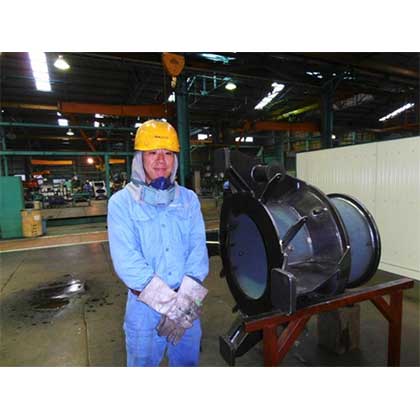株式会社 北川鉄工所 和歌山工場(橋本市)米田 幸太朗さん 22歳の写真