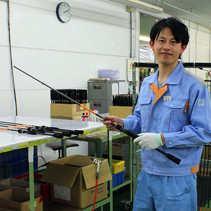 株式会社オリムピック　和歌山工場（すさみ町）浦辺　亮さん　31歳の写真