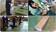 ◎自動車工学科1年生　文鎮製作