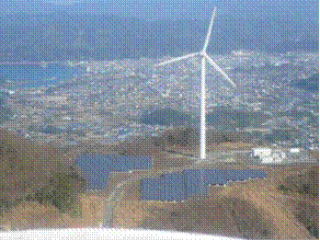 広川明神山太陽光発電所の写真