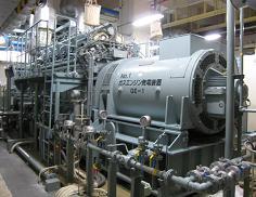 天然ガスコジェネレーション発電装置の写真