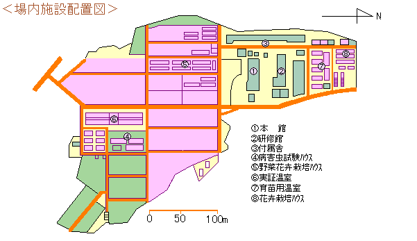 場内施設配置図