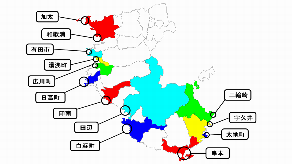 13の地図