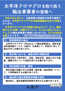 【輸出事業者】太平洋クロマグロ大型魚