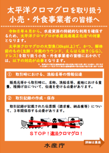 【小売・外食事業者】太平洋クロマグロ大型魚