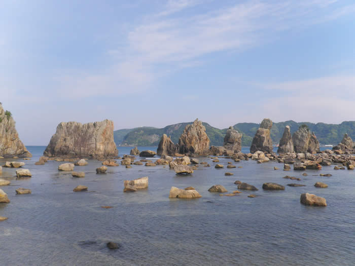 橋杭岩の写真