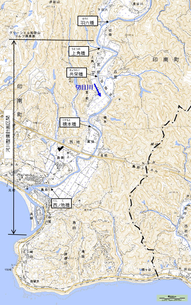 切目川水系