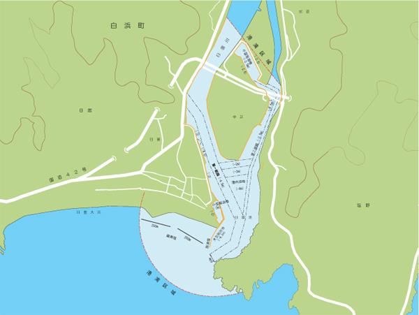 日置港のマップ