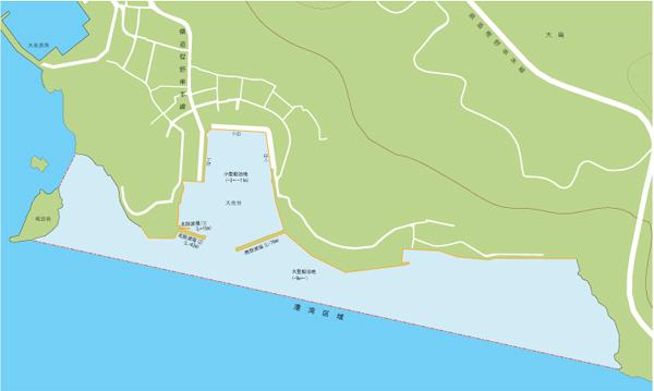 大島港のマップ