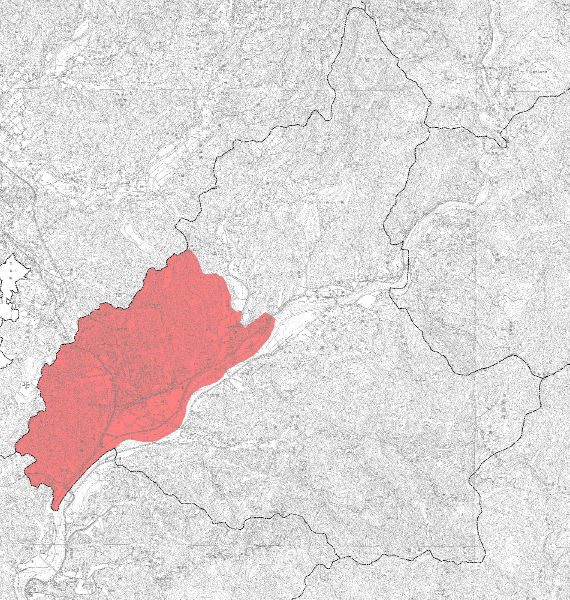 上富田町白地区域図の画像