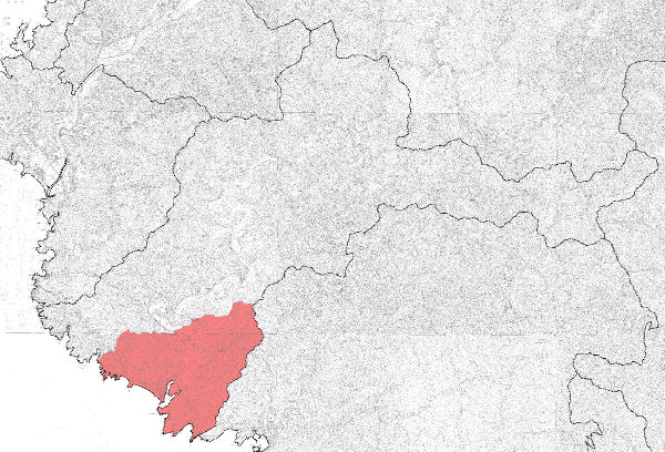 日置川町白地区域図の画像