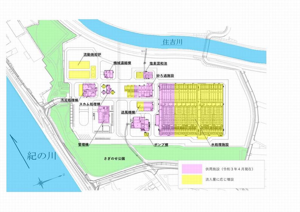 那賀浄化センターの地図