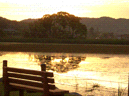 平池(夕焼け)