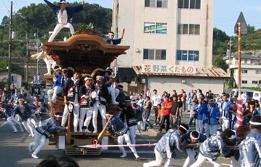 だんじり祭りの写真その1