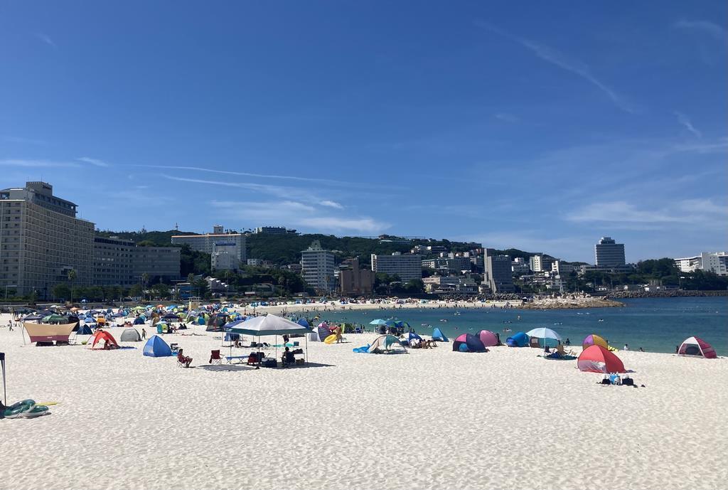 白良浜海水浴の画像