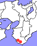 レタス和歌山県　西牟婁地域地図