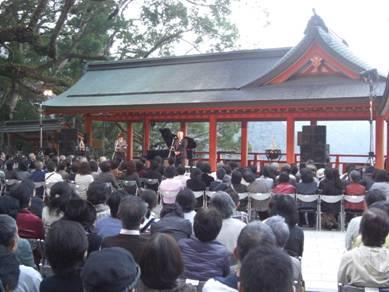 熊野復興祈念コンサートでの議長挨拶の画像