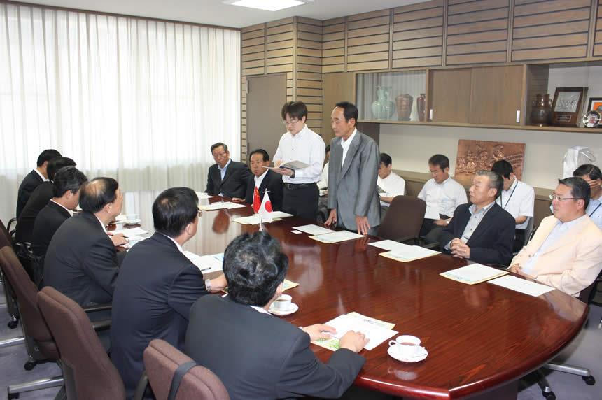 山東省人民代表大会訪日団が来訪の画像