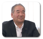 オザキヨウジ議長のインタビュー画像