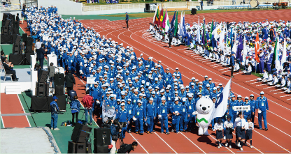 ねんりんピック紀の国わかやま
2019の選手入場写真