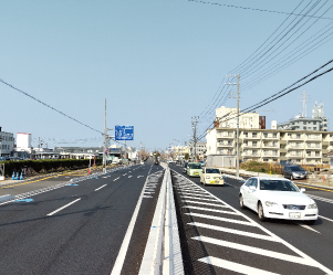 開通後の南港山東線の様子