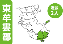 東牟婁郡　定数2人