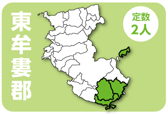 東牟婁郡　定数2人