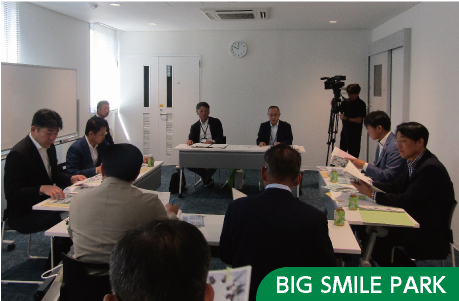 BIG SMILE PARKでの調査の様子