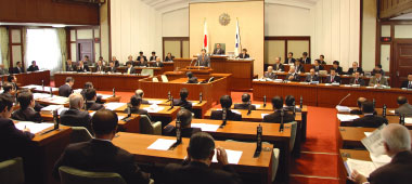議場風景