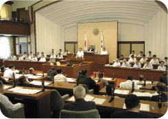 議場風景