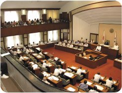 議場風景