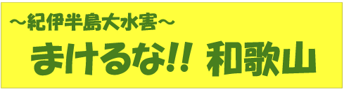 〜紀伊半島大水害〜　まけるな！！和歌山