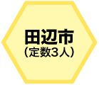 田辺市(定数3人)