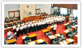 議会で演奏会 写真2