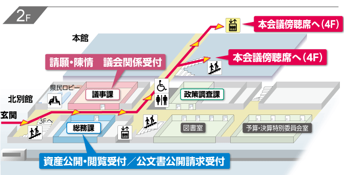 2F案内図