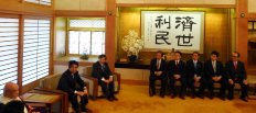 安倍総理県内視察(5月16日〜17日)