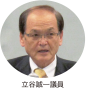 浅井議長（左）と郭樹清山東省長