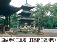 道成寺の三重塔（日高郡日高川町）