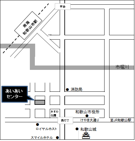 あいあいセンター地図