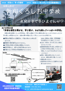 広報用チラシ