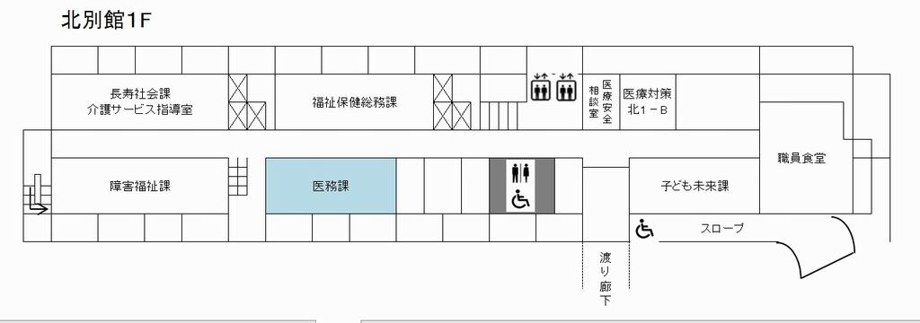 医務課フロアマップ