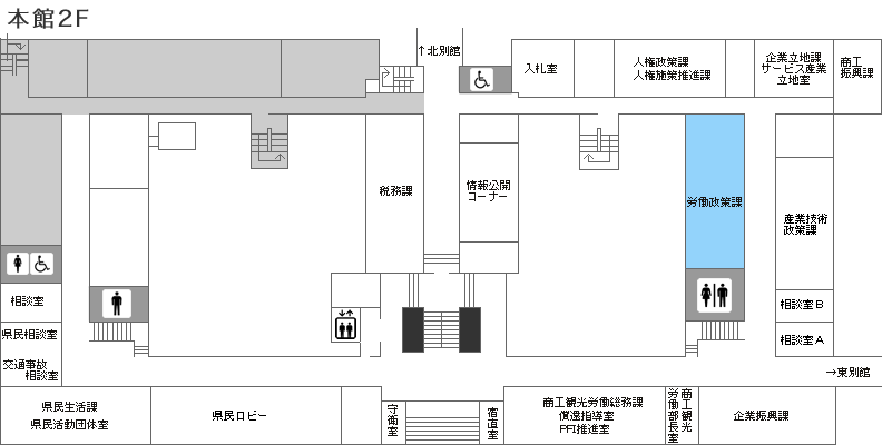 フロアマップの画像